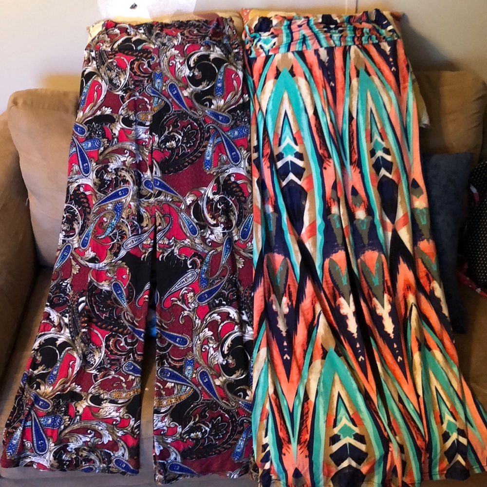 Palazzo pants set of 2